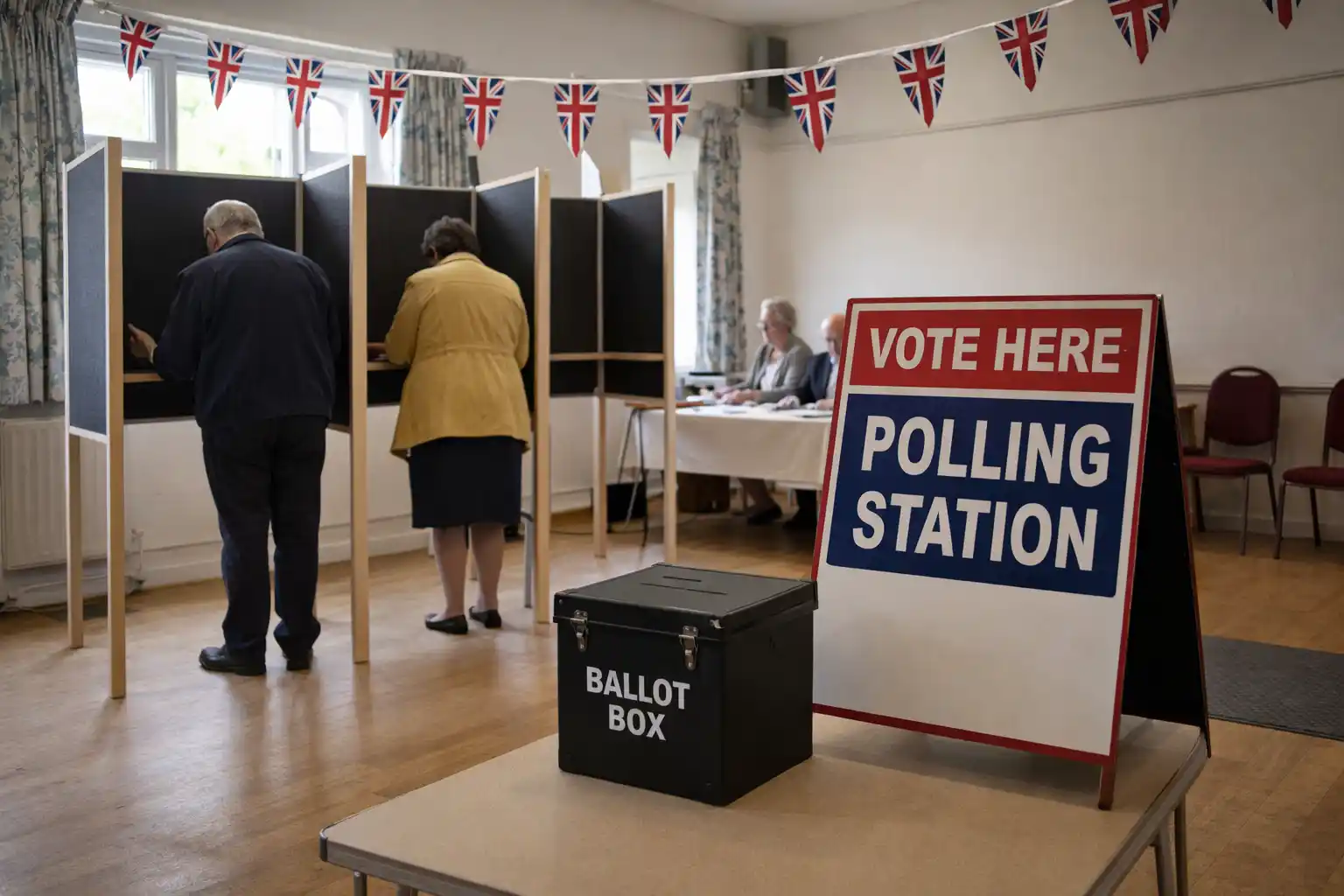 Elections in the UK allow citizens to vote in secret ballots. Polling stations ensure fair and transparent democratic participation.