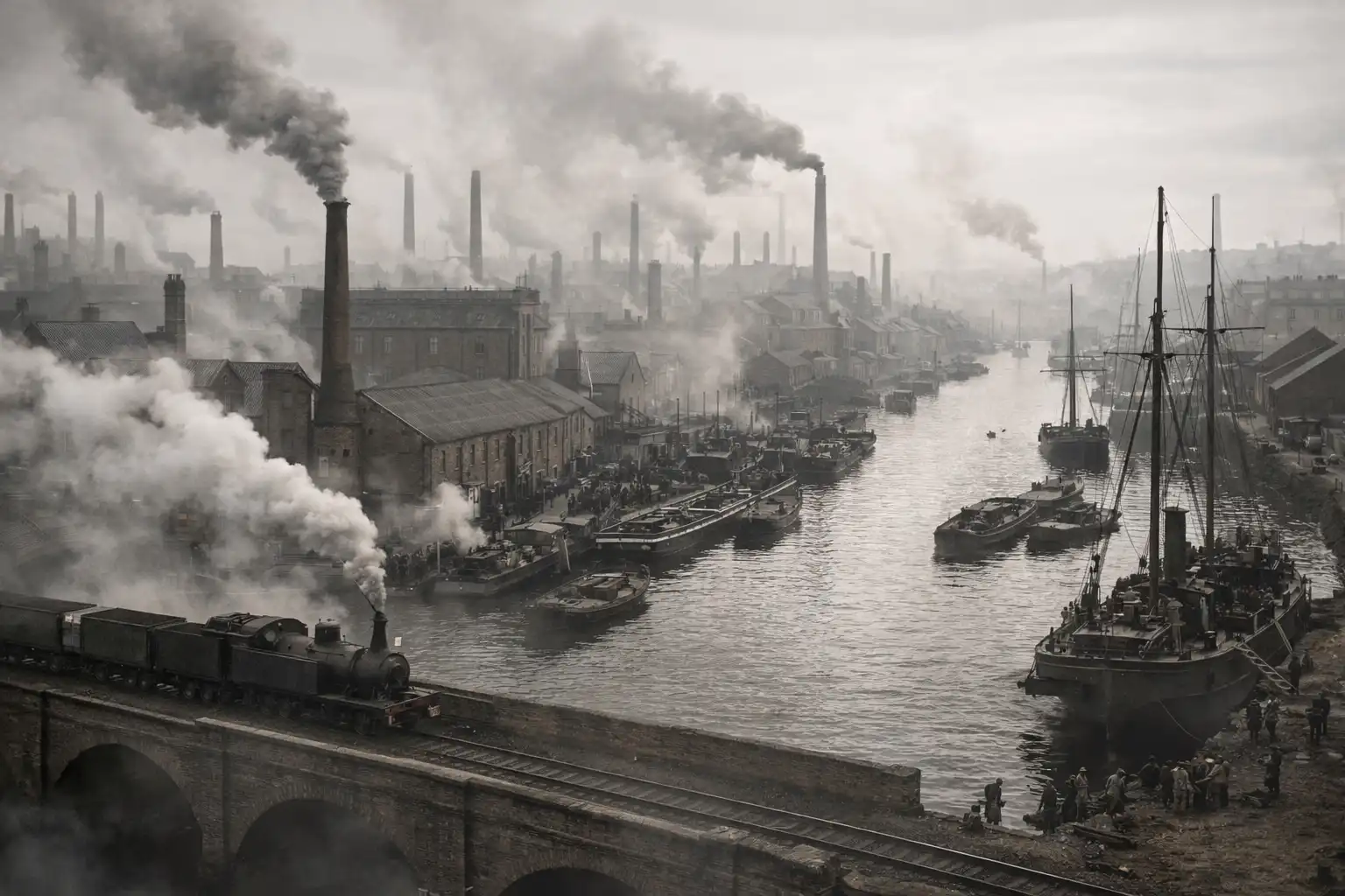 During the reign of Queen Victoria, Britain experienced rapid industrialisation, expansion of factories, railways, and cities, transforming society and the economy.